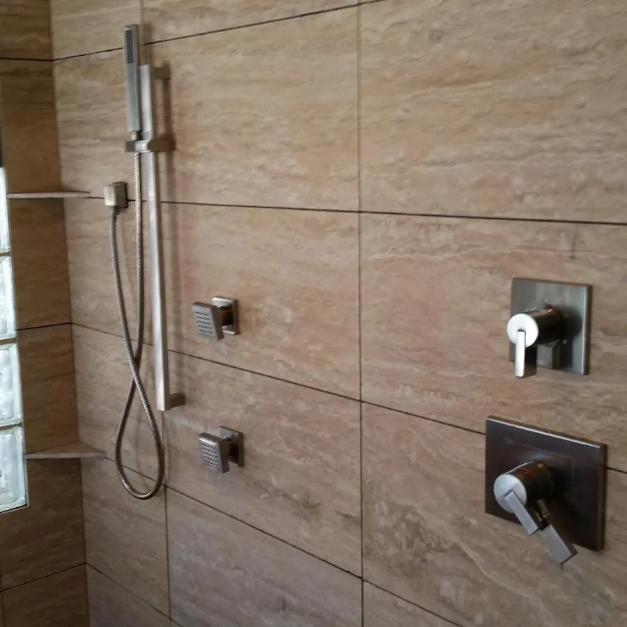 Shower fixture installation for Water Heater Replacement in Edgewood